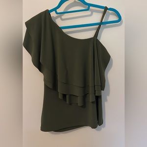 one shoulder TOP